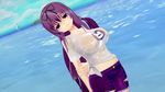  1girl 3d breasts large_breasts murasaki_(senran_kagura) senran_kagura solo tagme 