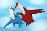  alternate_color blush brother brother_and_sister dragon flying hand_holding latias latios legendary_pok&eacute;mon love mysterious_mew nintendo open_mouth penetration penis pok&eacute;mon pussy pussy_juice red_eyes sibling sister sky smile video_games yellow_eyes 