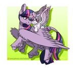  2017 aunt_and_niece cuddling duo equine female fluffy flurry_heart_(mlp) friendship_is_magic horn inuhoshi-to-darkpen mammal my_little_pony winged_unicorn wings 