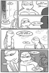  brick comic inside leonardo_(tmnt) male ninja raphael_(tmnt) reptile scalie sneefee teenage_mutant_ninja_turtles text turtle 