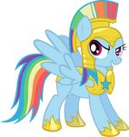  alpha_channel armor cutie_mark equine feathered_wings feathers female feral friendship_is_magic fur hair hat helmet horseshoe mammal multicolored_hair my_little_pony pegasus rainbow_dash_(mlp) rainbow_hair royal_guard_(mlp) simple_background solo spaceponies transparent_background wings 