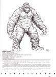  arthur_adams fur giant_monster godzilla_(series) kaijuu king_kong king_kong_(series) monochrome monster text toho_(film_company) 