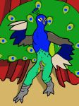  avian bird erection humanoid_penis male peafowl penis radical_jackal 