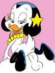  2017 anthro avian bird clothing cub disney donald_duck_comics female freeflyspecter gem legwear male penetration penis princess_reginella sex simple_background stockings vaginal vaginal_penetration young 