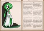  blush female gardevoir masturbation nintendo nipple_bulge pok&eacute;mon polyvoir solo text video_games wall_of_text 