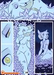  anthro breasts caprine curved_horn featureless_crotch female fur goat lying mammal navel night nipples nude outside sky smooth_horn solo star starry_sky white_fur yellow_eyes zummeng 