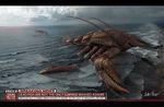  beach cloud ebirah epic giant_monster godzilla_(series) inkveil-matter kaijuu maser military monster news ocean sea shrimp toho_(film_company) water 