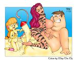  avengers cleo family_guy marvel peter_griffin the_catillac_cats tigra turk128 
