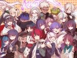  6+boys 6+girls ;) ;o ^_^ ahoge amemiya_darumi aotsuki_eito black_bow black_bowtie black_gloves black_hair black_hairband black_hat black_jacket black_shirt blonde_hair blue_eyes blue_hair blush bow bowtie braid brain brown_hair cape chinese_commentary closed_eyes closed_mouth commentary_request crop_top crossed_arms dark-skinned_female dark-skinned_male dark_skin detached_sleeves double_bun double_v drawstring eva_(hundred_line) everyone eyepatch fingerless_gloves ginzaki_shouma gloves green_hat green_jacket grey_hair grey_jacket hair_between_eyes hair_bow hair_bun hair_ornament hair_scrunchie hairband hand_on_another&#039;s_head hand_up hat heart heart_hands heart_hands_duo heterochromia high_collar hood hood_down hoodie hug jacket jacket_over_hoodie japanese_clothes kamyuhn kashimiya_karua kawana_tsubasa kimono kirifuji_nozomi long_bangs long_hair long_sleeves magadori_kyoshika maruko_gaku mojiro_moko mole mole_under_eye multicolored_hair multiple_boys multiple_girls navel nigou_(hundred_line) omokage_yugamu one_eye_closed oosuzuki_kurara open_clothes open_jacket open_mouth pink_eyes pink_hair ponytail purple_eyes purple_hair red_bow red_bowtie red_cape red_eyes red_hair red_jacket roots_(hair) scar scar_on_face scrunchie shion_(hundred_line) shirt shizuhara_hiruko short_hair short_sleeves sirei_(hundred_line) smile streaked_hair sumino_takumi sunglasses sweat tareme teeth the_hundred_line_-last_defense_academy- tsukumo_ima tsukumo_kako twin_braids two-tone_hair u_u upper_teeth_only v v&#039;ehxness variant_set w white_hair white_hairband white_hoodie white_jacket white_kimono white_scrunchie white_shirt white_sleeves yakushiji_takemaru yitongyanjiang75058 