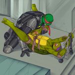  2015 anal anal_penetration anthro armor armpits blush brothers chain crylin cum donatello_(tmnt) duo incest male male/male male_penetrating penetration penis raphael_(tmnt) reptile scalie sex sibling teenage_mutant_ninja_turtles turtle 