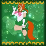  anthro big_breasts big_butt boots bow bow_tie breasts butt canine clothed clothing cosplay costume dog eyewear footwear fur glasses gloves green_eyes mammal natasha_rand sailor_jupiter sailor_moon_(series) solo sweetvixsin voluptuous 