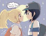  1boy 1girl lillie_(pokemon) male_protagonist_(pokemon_sm) pokemon pokemon_(game) pokemon_sm tagme 