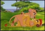  animal_genitalia balls cub disney duo feline female kaion kion lion male male/female mammal penis pussy the_lion_guard the_lion_king young zuri 