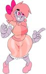  2017 alpha_channel big_breasts breasts female ladybot machine robot solo vimhomeless wide_hips x_eyes 