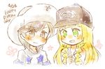  1boy 1girl lillie_(pokemon) male_protagonist_(pokemon_sm) pokemon pokemon_(game) pokemon_sm tagme 