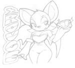  bat big-e6 breasts cleavage clothed clothing female mammal rouge_the_bat solo sonic_(series) wide_hips 