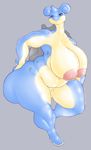  2017 anthro anthrofied areola big_breasts big_butt blue_skin breasts butt female half-closed_eyes hand_on_butt huge_breasts huge_butt iliekbuttz inverted_nipples lapras multicolored_skin navel nintendo nipples nude overweight pok&eacute;mon pok&eacute;morph pose puffy_areola pussy seductive simple_background smile solo standing thick_thighs two_tone_skin video_games white_skin wide_hips 