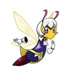  alpha_channel antennae arthropod bee fan_character floating_hands hair insect insect_wings kassiopeia_kitten kirby_(series) nintendo pink_eyes prince_aminon video_games white_hair wings yellow_exoskeleton 