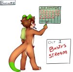  anthro bastion child cub erection hi_res male mammal mustelid nude otter penis rusty_(darkrusty) solo tapering_penis young 