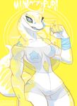  anthro breasts clothing female grungecandy looking_at_viewer reptile scalie smile snake solo tongue tongue_out translucent transparent_clothing wide_hips 