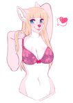 anthro blush breasts canine clothed clothing female kitsunewaffles-chan looking_at_viewer mammal smile solo tongue tongue_out 