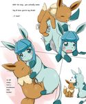  anal brother brother_and_sister eevee eeveelution female glaceon incest male nezumi nintendo pok&eacute;mon sex sibling sister video_games 
