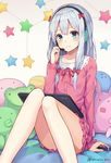  dnwls3010 eromanga-sensei headphones izumi_sagiri pajama 