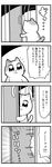  :3 absurdres bkub cat closet comic door greyscale highres kon'ya_wa_neko-chan monochrome slamming_door translated 