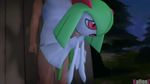  3d_(artwork) animated clothing digital_media_(artwork) dress faceless_male female green_hair hair human interspecies kallenz kirlia male male/female mammal night nintendo nude open_mouth outside penis pok&eacute;mon red_eyes size_difference sound source_filmmaker video_games 