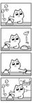  absurdres bkub cat cat_food check_translation comic greyscale highres kon'ya_wa_neko-chan monochrome translation_request 