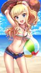  bikini cleavage mintol_(qool+) ootsuki_yui swimsuits the_idolm@ster the_idolm@ster_cinderella_girls 