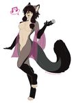  2017 anthro breasts featureless_breasts feline female kitsunewaffles-chan looking_at_viewer mammal microphone smile solo wide_hips 