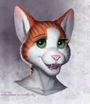  ambiguous_gender anthro fangs feline looking_at_viewer mammal open_mouth richarddeus smile solo teeth 