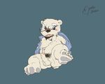  balls bear cum erection mammal masturbation penile_masturbation penis polakuma polar_bear sex_toy urethral 