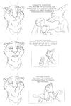  2017 akiric anthro big_breasts black_and_white breasts canine clothed clothing dialogue dick_fer&rsquo;miles disney english_text fan_character feline female fox group humor judy_hopps juggy_topps lagomorph leopard looking_at_viewer male mammal monochrome news nick_wilde punch rabbit simple_background snow_leopard text white_background zootopia 