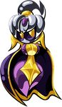  alpha_channel armless breasts cape clothing crossgender female frostedwarlock hair kirby_(series) meta_knight nintendo ponytail purple_eyes silver_hair solo sword_spirit video_games wide_hips yellow_pupils 