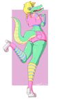  alligator anthro bratty_(undertale) crocodilian female mehdrawings reptile scalie solo undertale video_games 