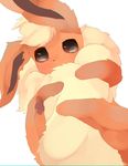  eeveelution feral flareon nintendo nuko0923 pok&eacute;mon simple_background video_games white_background ぬこちー 