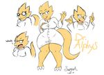  alphys anthro english_text female lizard mehdrawings reptile scalie solo text undertale video_games 