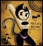  anthro bendy bendy_and_the_ink_machine big_breasts breasts clothed clothing crossgender female mammal panties solo sweater tagme underwear video_games 