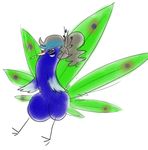  arta_aere avian beak bird blue_hair drugs eyewear feathers green_hair hair hi_res long_hair lotusaur male marijuana peafowl smoking solo sunglasses wings 