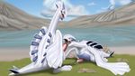  16:9 2017 3_toes 5_fingers absurd_res algol_(lugia) animal_genitalia atik_(lugia) big_penis blush cloud cum cum_in_mouth cum_inside cum_on_ground cumshot day duo ejaculation eparihser erection feet fellatio feral feral_on_feral fin grass hi_res huge_penis legendary_pok&eacute;mon lugia male male/male nintendo open_mouth oral orgasm outside penis pink_penis pok&eacute;mon red_eyes rock saliva sex sky teeth toes tongue tongue_out vein veiny_penis video_games water wings young 
