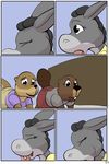  2017 anthro beaver bed brown_fur clothed clothing comic donkey equine fellatio female fur grey_fur jennifer_(study_partners) lisa_(study_partners) mammal mustelid oral otter rodent sarah_(study_partners) sex study_partners te young 
