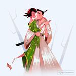  1boy 1girl ashi_(samurai_jack) character_request couple samurai_jack tagme 