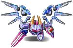  alpha_channel ambiguous_gender assassinknight-47 galacta_knight horn kirby_(series) lance mask mechanical_wings mechanized melee_weapon nintendo pink_body shield solo sword video_games weapon 