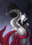  anthro big_butt breasts butt cum cum_in_ass cum_in_pussy cum_inside double_penetration dragon female forced horn looking_back marii5555 nipple_piercing nipples nude penetration piercing rape solo standing tears wings 