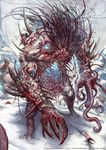  austen_mengler blood chain gore hair invalid_tag monster skull spikes spines tentacles 