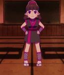  1girl angry full_body looking_at_viewer ninja osomatsu-san screencap shinobi solo yowai_totoko 