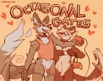  2025 andromorph anthro balls biped blush bottomless bottomless_anthro bottomless_male brown_body brown_fur canid canine canis cantio_(lawyerdog) clothed clothing collar controller coyote cute_fangs digital_media_(artwork) domestic_ferret duo fangs ferar_(lawyerdog) flaccid fur game_controller gamecube gamecube_controller genitals heart_symbol holding_controller holding_object humanoid_genitalia humanoid_penis intersex lawyerdog male mammal multicolored_body multicolored_fur mustelid musteline nintendo nintendo_controller nude_andromorph nude_anthro open_mouth open_smile penis smile tan_body tan_fur teeth trans_(lore) trans_man_(lore) true_musteline visibly_trans weasel white_body white_fur 