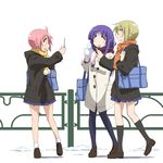  hinata_yukari ichii_yui nonohara_yuzuko pantyhose seifuku yuyushiki 